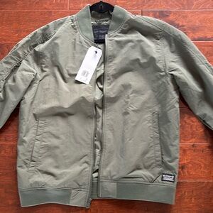 Levi jacket olive green zip up